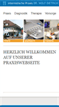 Mobile Screenshot of praxis-dr-haag.de